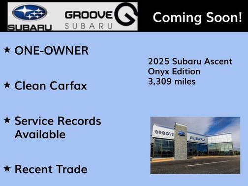 2025 Subaru Ascent Onyx Edition