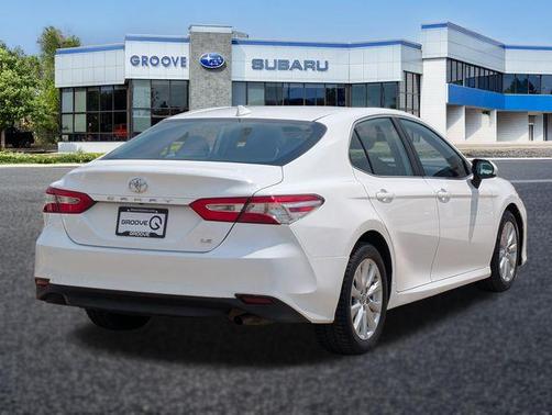 Super White 2019 Toyota Camry LE