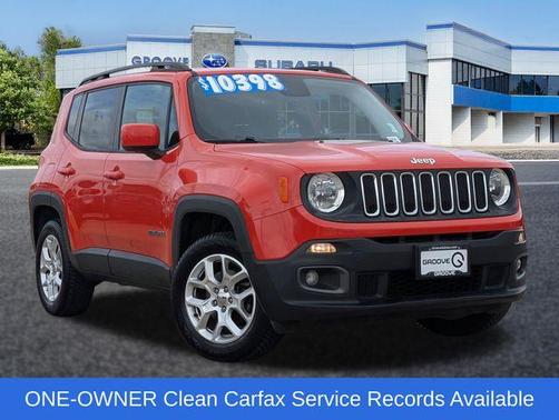 Omaha Orange 2016 Jeep Renegade Latitude