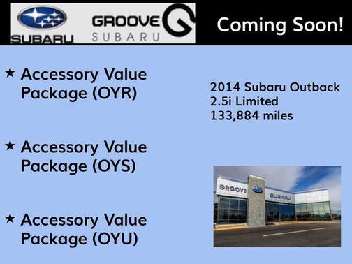 Ice Silver Metallic 2014 Subaru Outback 2.5i Limited