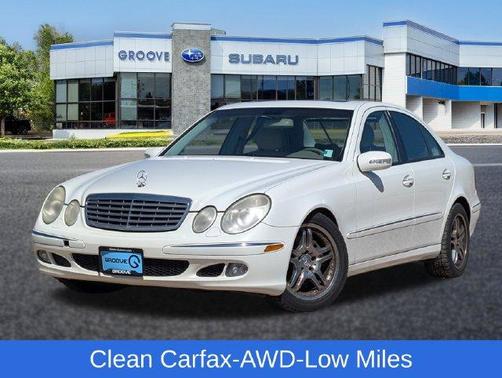 Alabaster White 2005 Mercedes-Benz E-Class E 500 4MATIC