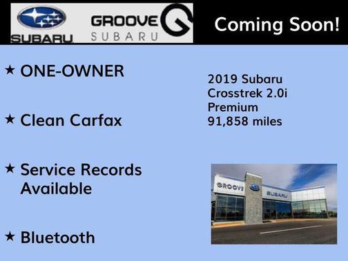 Crystal Black Silica 2019 Subaru Crosstrek 2.0i Premium