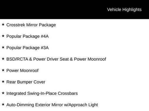 Crystal Black Silica 2025 Subaru Crosstrek Sport