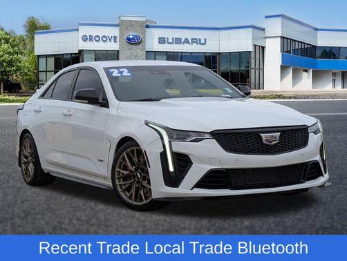 Summit White 2022 Cadillac CT4-V Blackwing
