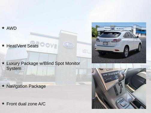 Starfire Pearl 2013 Lexus RX 350 Base