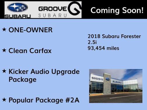 Dark Gray Metallic 2018 Subaru Forester 2.5i