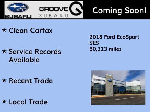 Shadow Black 2018 Ford EcoSport SES