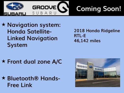 2018 Honda Ridgeline RTL-E