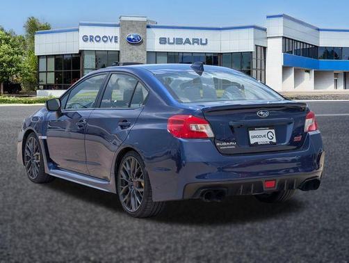 Lapis Blue Pearl 2018 Subaru WRX STI Limited w/ Lip