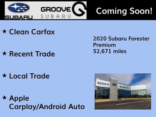 Crystal White Pearl 2020 Subaru Forester Premium