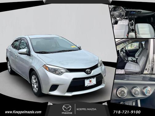 Classic Silver Metallic 2015 Toyota Corolla L Sedan