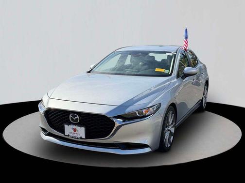 Sonic Silver Metallic 2019 Mazda Mazda3 FWD w/Select Package