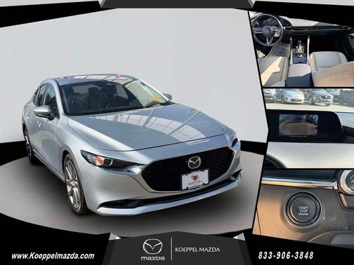 Sonic Silver Metallic 2019 Mazda Mazda3 FWD w/Select Package