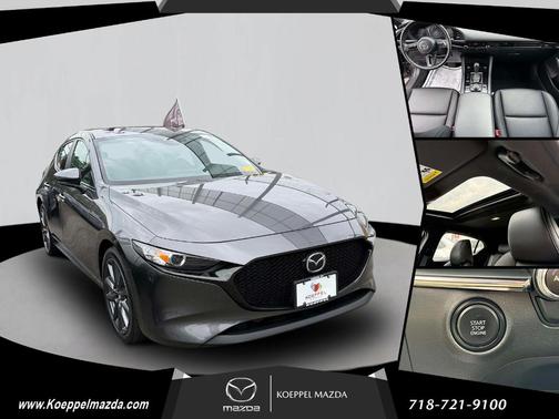 Machine Gray Metallic 2025 Mazda Mazda3 FWD w/Preferred Package
