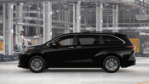Midnight Black Metallic 2026 Toyota Sienna XLE