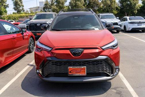 Soul Red Crystal 2026 Toyota Corolla Hybrid SE