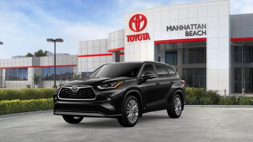 Midnight Black Metallic 2026 Toyota Highlander Hybrid Platinum