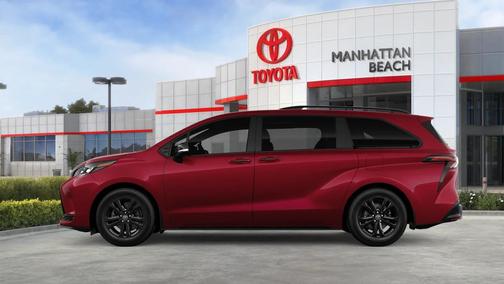 Ruby Flare Pearl 2026 Toyota Sienna XSE 7 Passenger