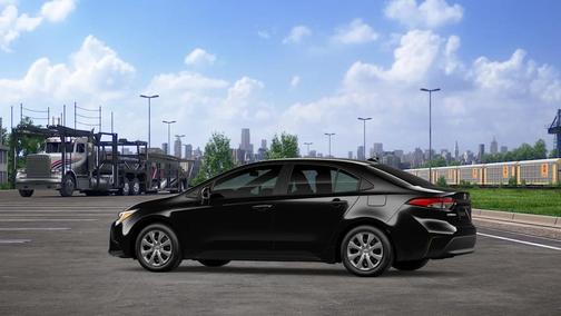 Midnight Black Metallic 2026 Toyota Corolla Hybrid LE