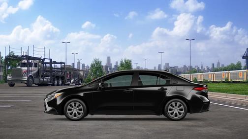 Midnight Black Metallic 2026 Toyota Corolla Hybrid LE