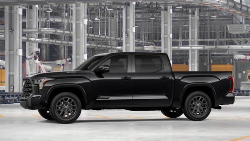 Midnight Black Metallic 2026 Toyota Tundra Hybrid Platinum