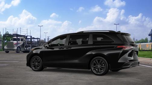 Midnight Black Metallic 2026 Toyota Sienna XSE 7 Passenger
