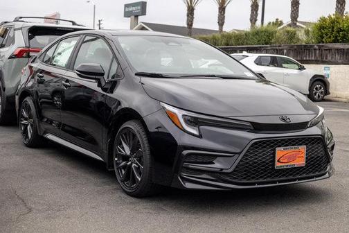 Midnight Black Metallic 2026 Toyota Corolla SE