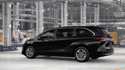 Midnight Black Metallic 2026 Toyota Sienna Limited