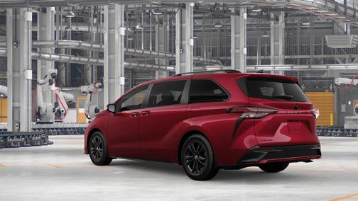 Ruby Flare Pearl 2026 Toyota Sienna XSE 7 Passenger