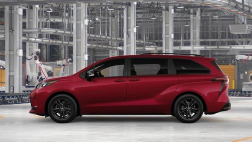 Ruby Flare Pearl 2026 Toyota Sienna XSE 7 Passenger