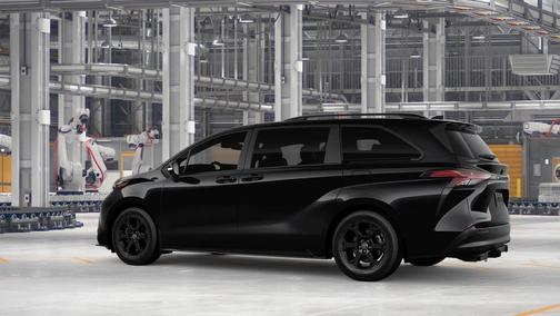Midnight Black Metallic 2026 Toyota Sienna Woodland Edition