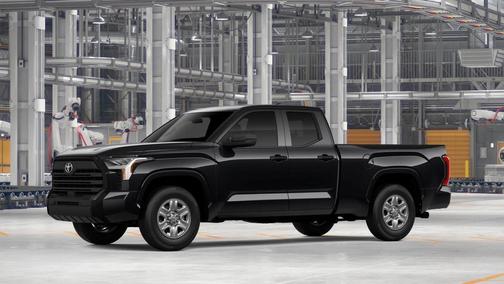 Midnight Black Metallic 2026 Toyota Tundra SR