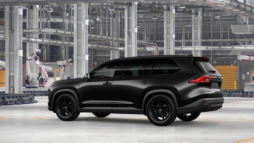 Midnight Black Metallic 2026 Toyota Highlander Hybrid Base