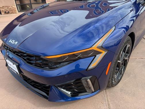 Blue 2025 Kia K5 GT-Line