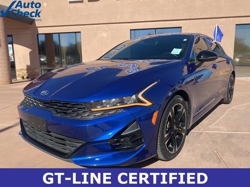 Sapphire Blue 2021 Kia K5 GT-Line