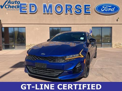 Sapphire Blue 2021 Kia K5 GT-Line