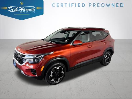 Orange 2025 Kia Seltos S