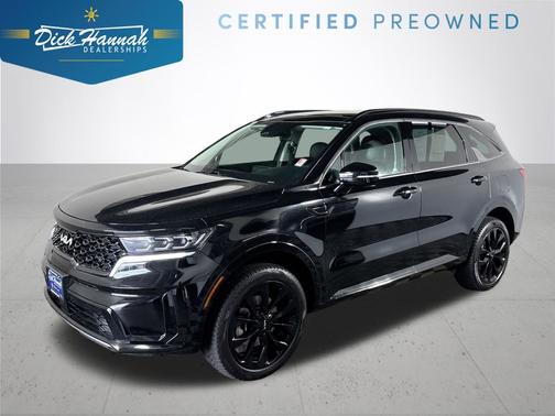 Ebony Black 2022 Kia Sorento SX SUV