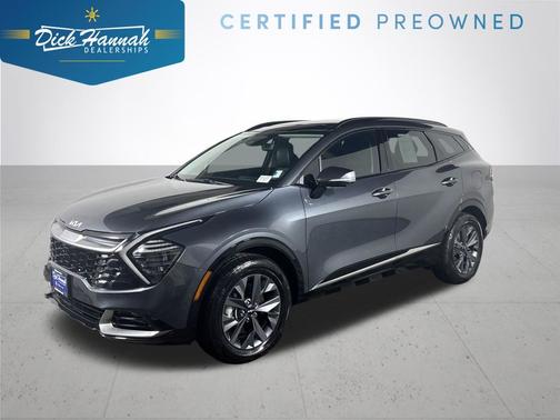 Gray 2023 Kia Sportage Hybrid SX-Prestige