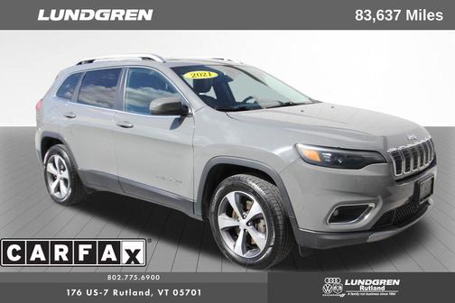 Sting-Gray Clearcoat 2021 Jeep Cherokee Limited