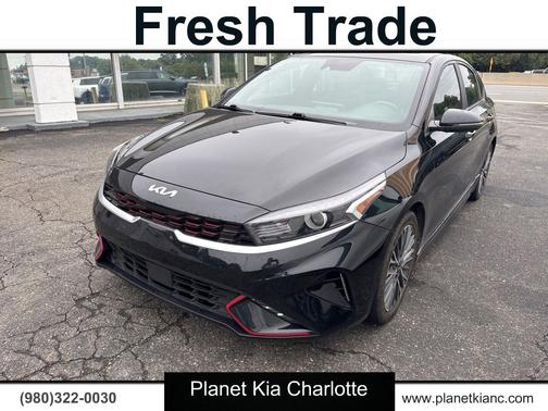 Aurora Black 2023 Kia Forte GT-Line