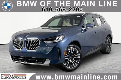 Arctic Race Blue metallic 2026 BMW X3