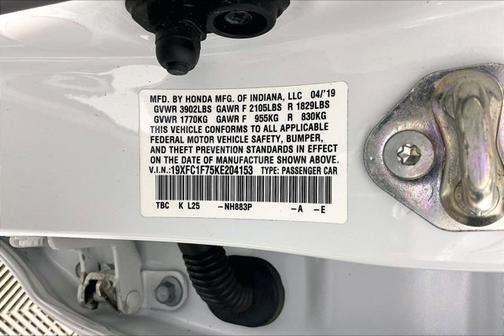 2019 Honda Civic EX-L