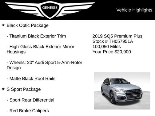 Florett Silver Metallic 2019 Audi SQ5 3.0T Premium