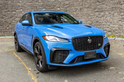 Ultra Blue 2022 Jaguar F-PACE SVR