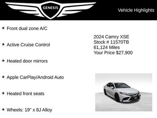 Ice Edge 2024 Toyota Camry XSE