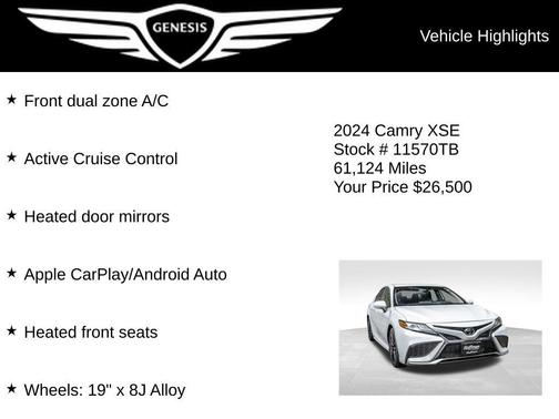 Ice Edge 2024 Toyota Camry XSE