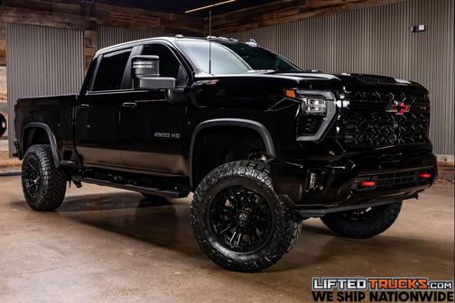 Black 2025 Chevrolet Silverado 2500 4WD Crew Cab Standard Bed ZR2