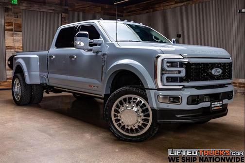 Glacier Gray Metallic Tri-Coat 2026 Ford F-450 Platinum