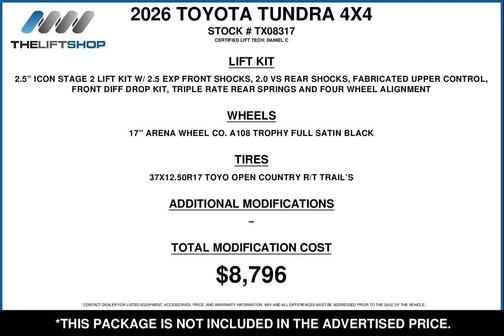 2026 Toyota Tundra Hybrid Limited